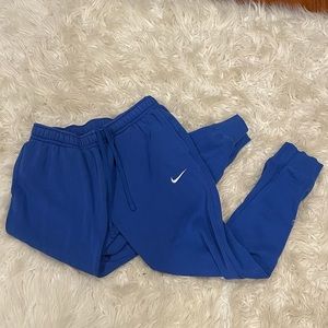 blue nike joggers